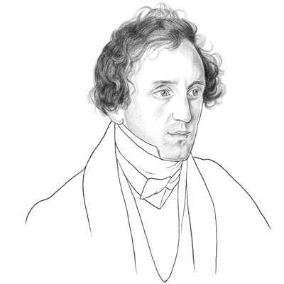 This is a picture of Felix Mendelssohn