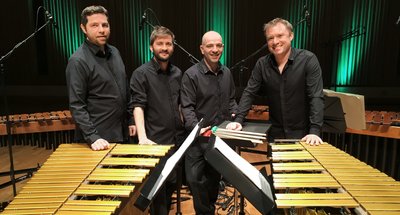 This is a picture of Colin Currie Quartet