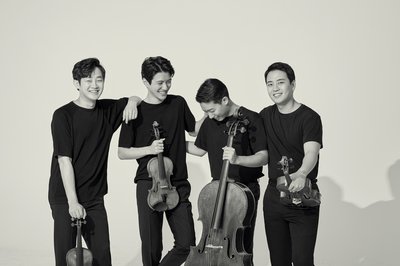This is a picture of Novus String Quartet