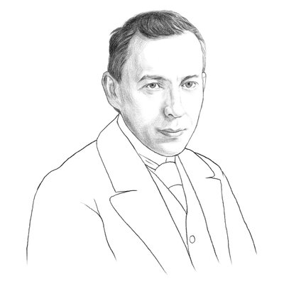 This is a picture of Sergey Rachmaninov