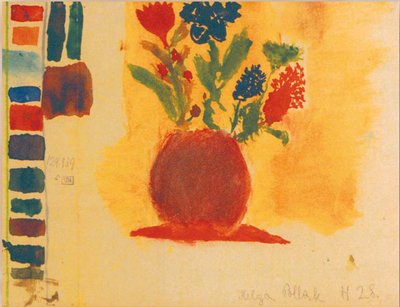 This is a picture of Painting by Helga Pollak, one of the children in Terezín © courtesy of the State Jewish Museum, Prague
