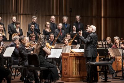 This is a picture of Ton Koopman and Amsterdam Baroque Orchestra