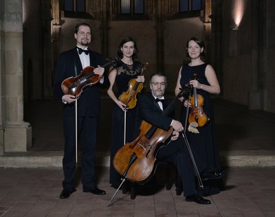 This is a picture of Škampa Quartet