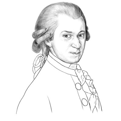 This is a picture of Mozart