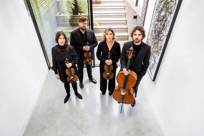 This is a picture of Castalian String Quartet